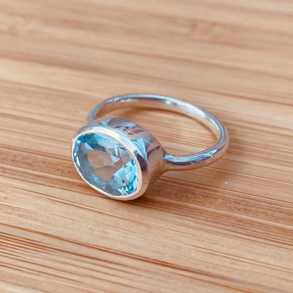 Jewelry - Sterling Silver Aquamarine Ring